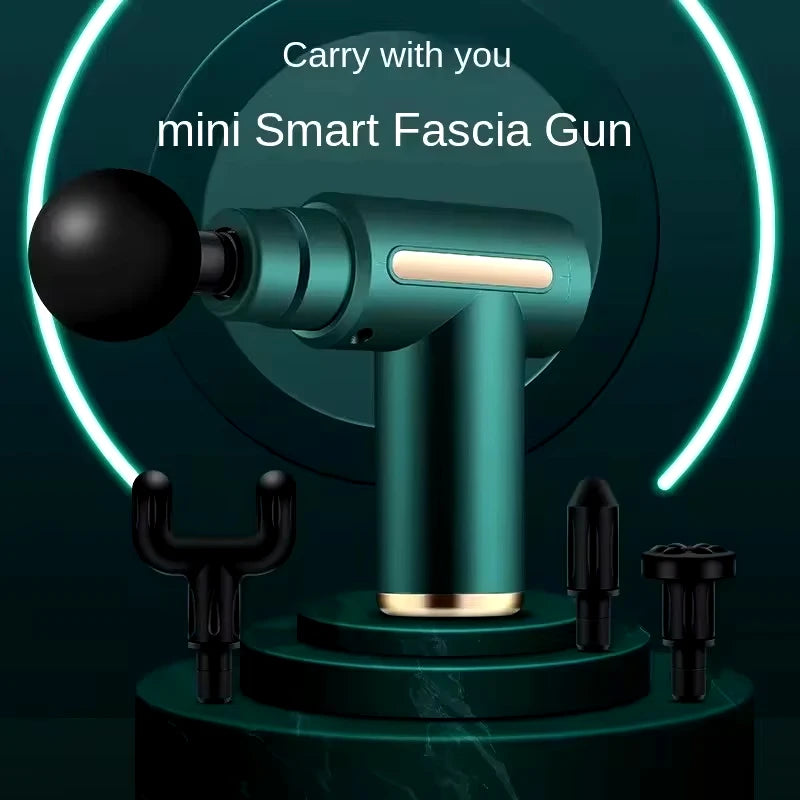 Portable Button Fascia Gun Deep Tissue Massage