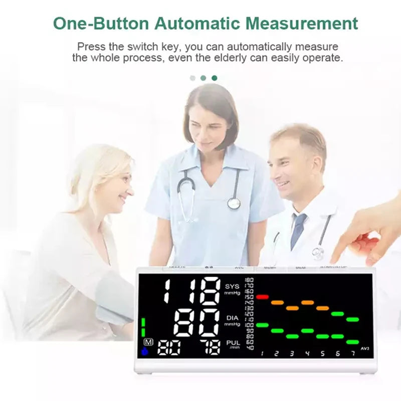 Rechargeable Trend Home Digital Bp Monitor Blood Pressure Household Portable Medical Upper Arm Electronic Blood Pressure Machine