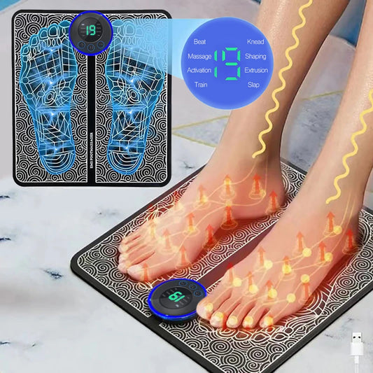 Foot Massager Foldable Portable Electric Massage Pad