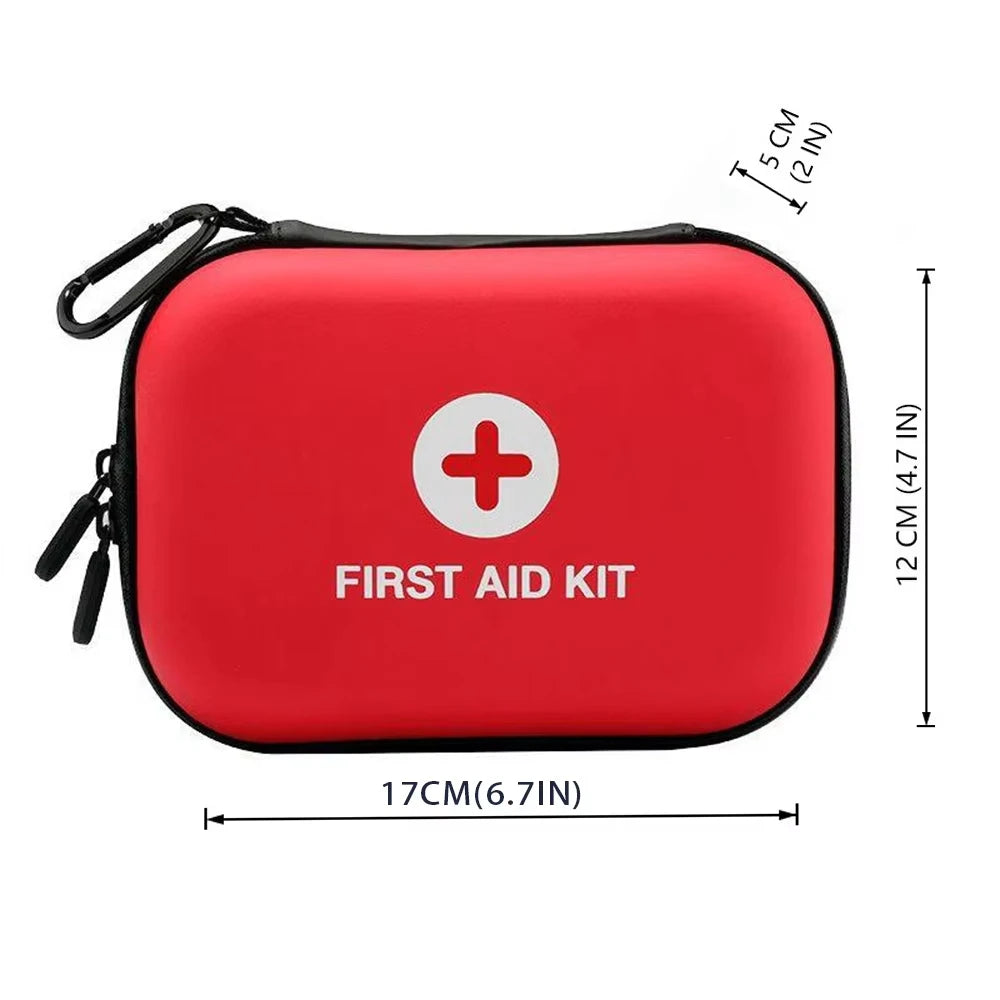 Empty Portable Emergency Medical First Aid Bag Storage Box for Household Outdoor Travel Camping Equipment Medicine Survival Kit