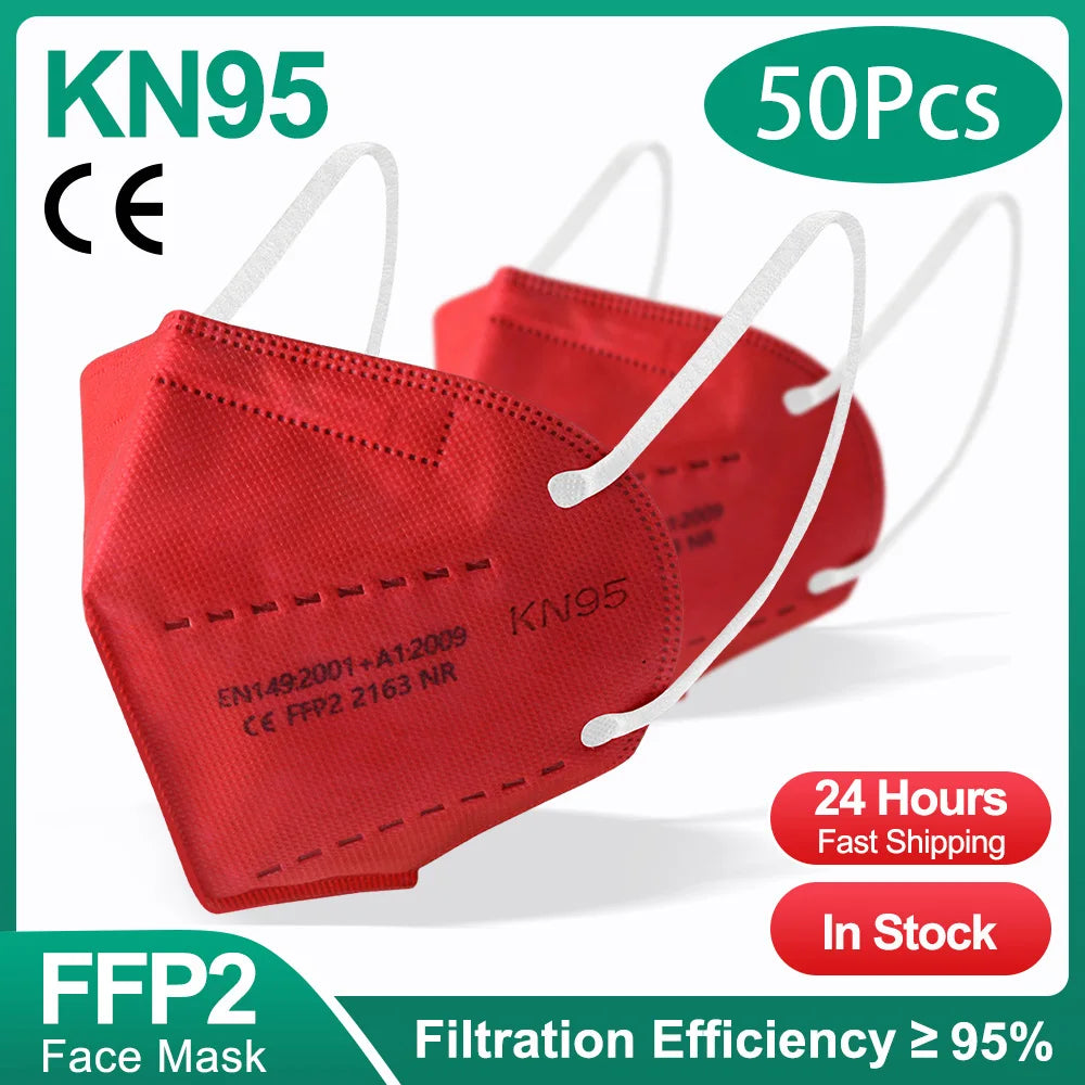 10-100 Pcs Kn95 Face masque