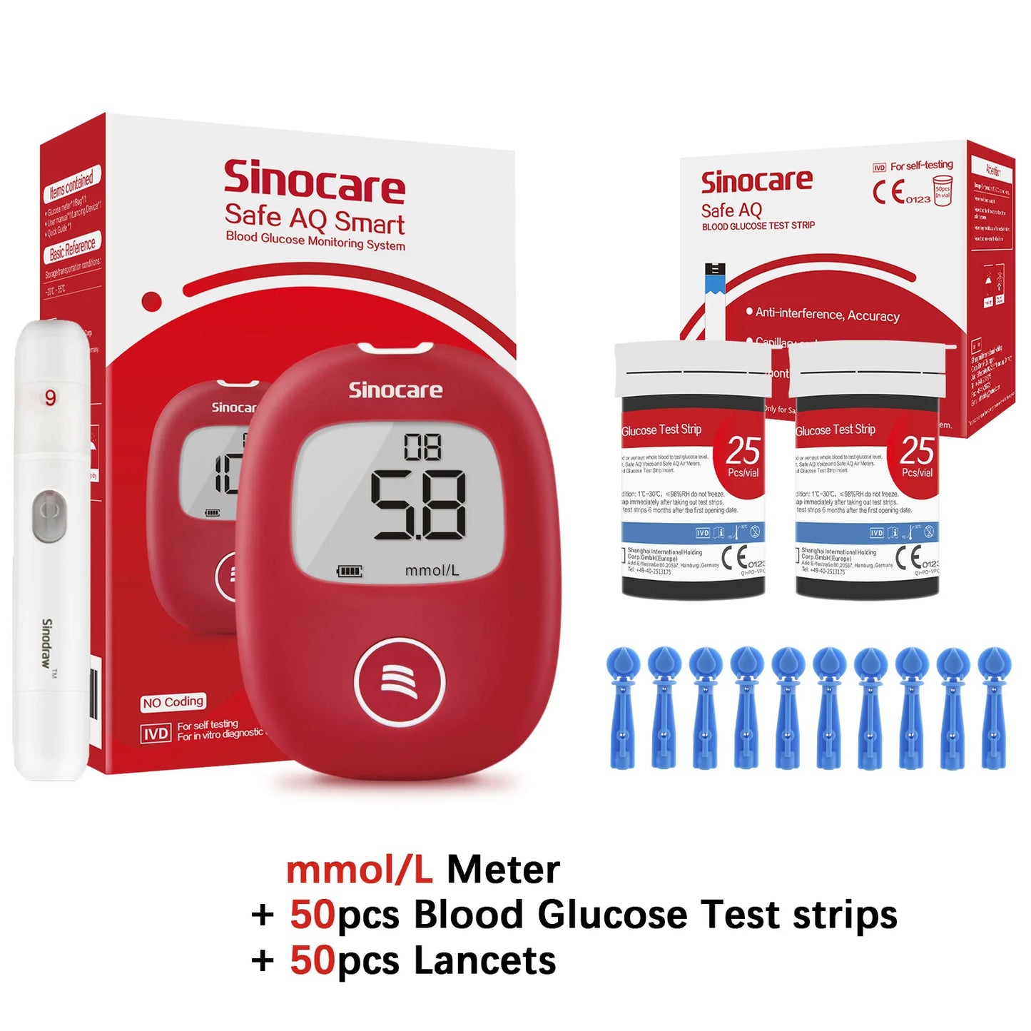 Safe AQ Blood Glucose Meter