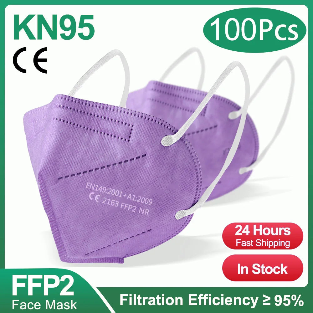 10-100 Pcs Kn95 Face masque