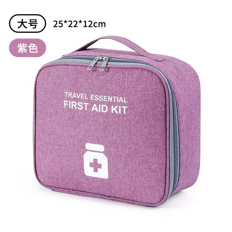 Home First Aid Kit Large Capacity Empty Medicine Storage Bag